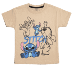 Boys Drop Shoulder Printed Tee ( Stitch )