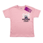 Girls Drop Shoulder Printed Tee ( Stitch Morning Ritual )